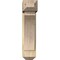 Ekena Millwork Thorton Craftsman Rough Sawn Bracket w/ Offset Brace, Douglas Fir, 8"W x 22"D x 34"H BKT0806X22X34THR04RDF - alternate 2